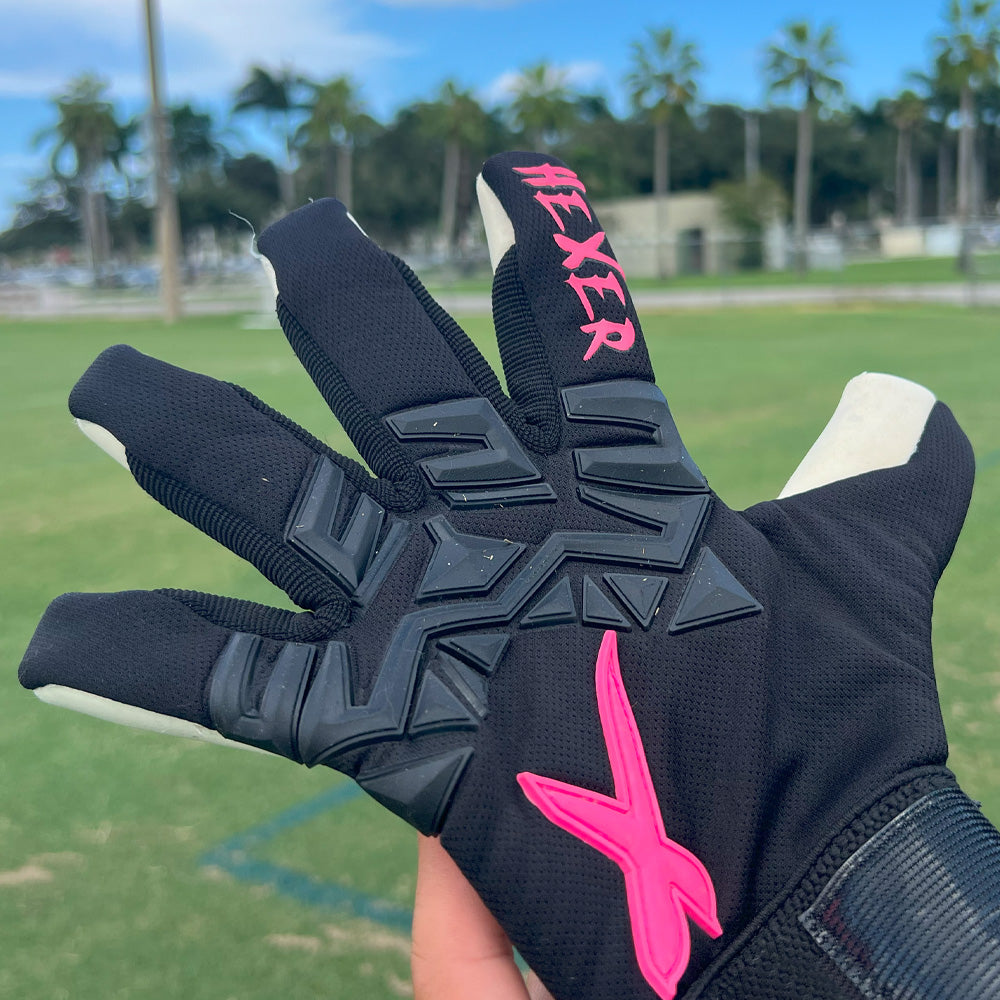 Black Soccer Gloves | REFLEX ECLIPSE By HEXER